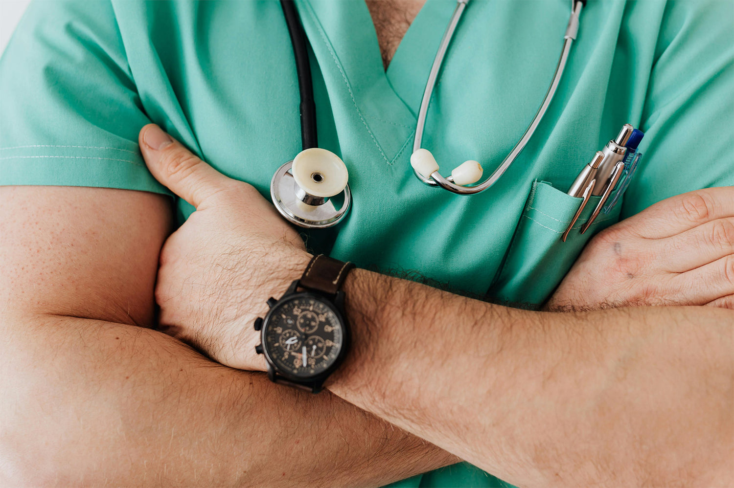 nurse with stethoscope